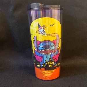 Disney Lilo & stitch Halloween Tumbler cup w/lid